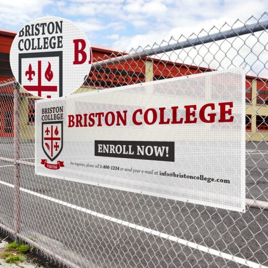 Mesh Vinyl Banners (See-Thru)