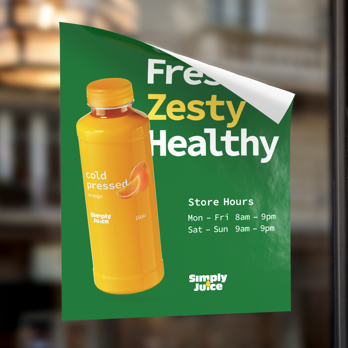 One Way Vision Window Decals